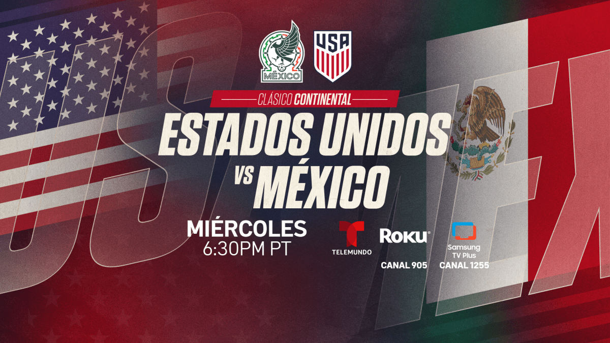 Partido de fútbol entre Estados Unidos y México ¿Cómo ver la previa